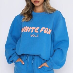 White Fox Boutique Azure Sweatshirt
